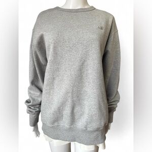 Champion Light Gray Oversized Crewneck Sweatshirt